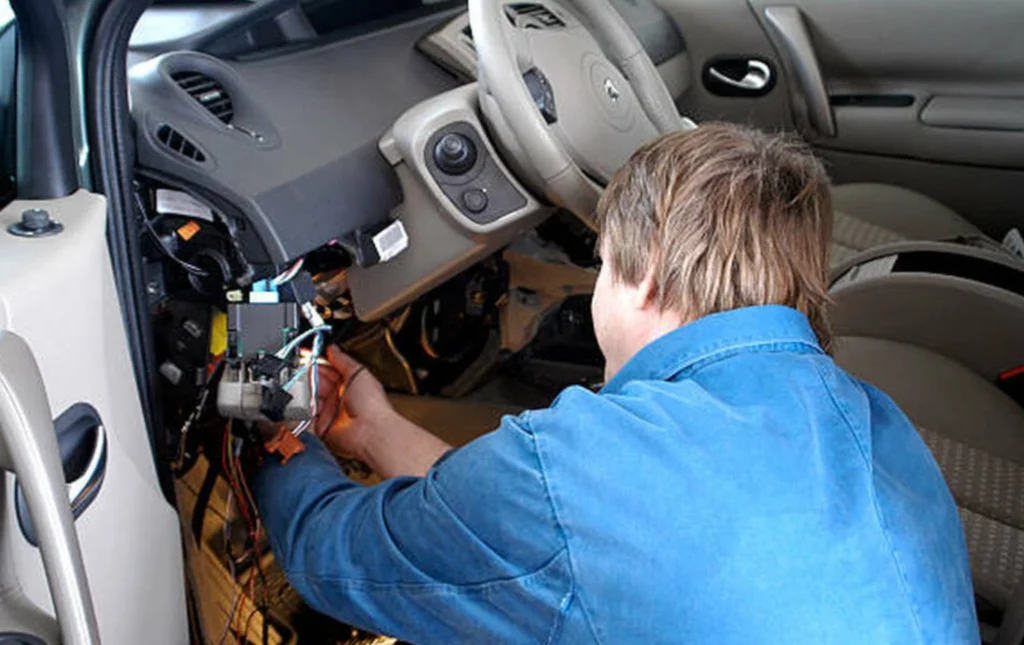 mechanic-technician-working-car-electric-repair