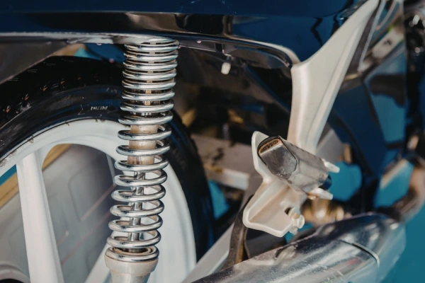 Close-up-of-Suspension-Arm-in-Motorcycle