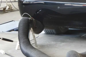 Emissions-Test-MOT-smoke-test-setup