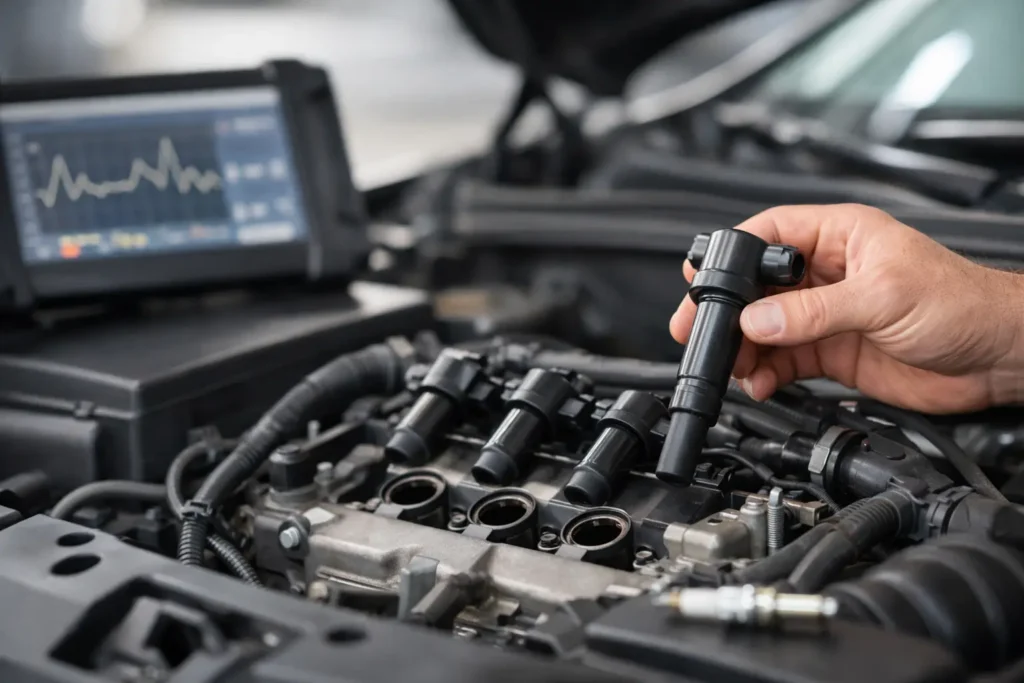 P2307 Fault Location: Ignition Coil Mokka-A