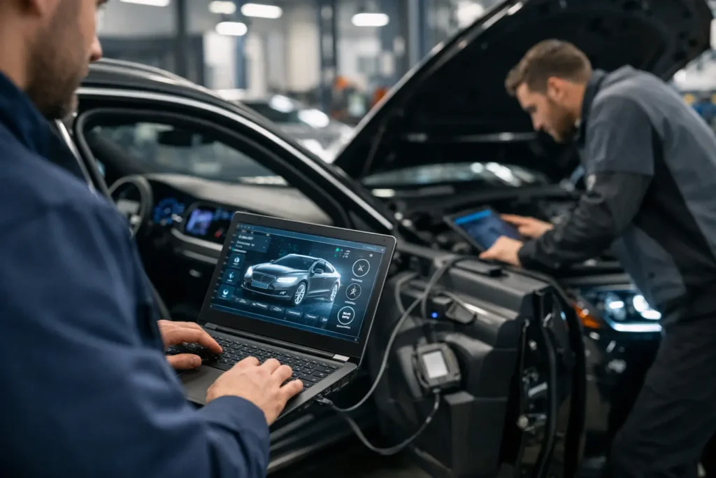 Can Garages Update Car Software Properly?