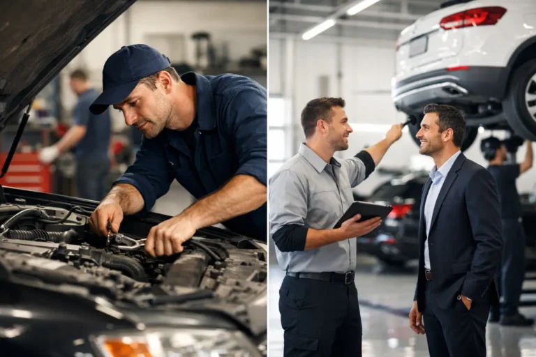Local Garage vs Dealership Servicing Compared