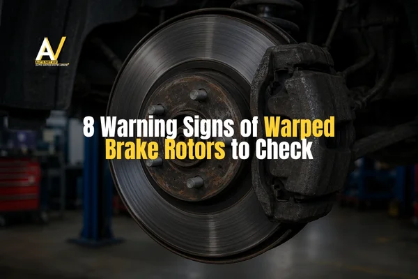 Warped-Brake-Rotors-warning-signs-shown-on-a-worn-brake-disc-and-caliper-at-AutoNet-VIP