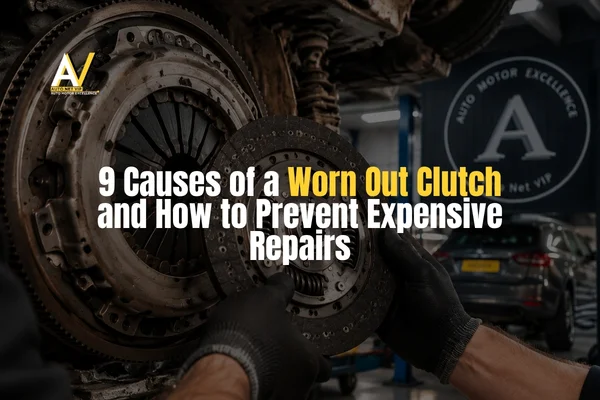 Worn-Out-Clutch-being-inspected-by-a-mechanic-at-AutoNet-VIP-in-Harlow