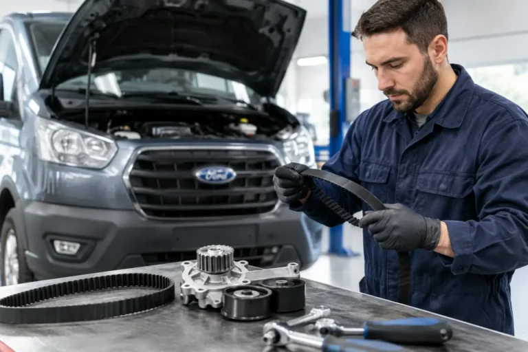 Harlow Ford Transit Wet Belt Repair Before Failure