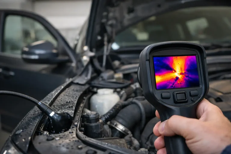 How We Find Hidden Car Drains With Thermal Imaging