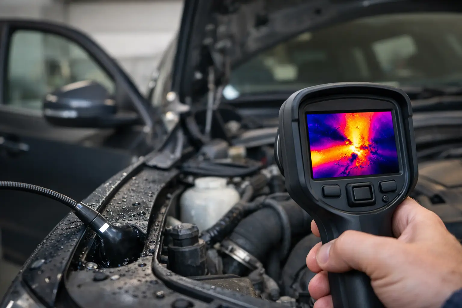 How We Find Hidden Car Drains With Thermal Imaging