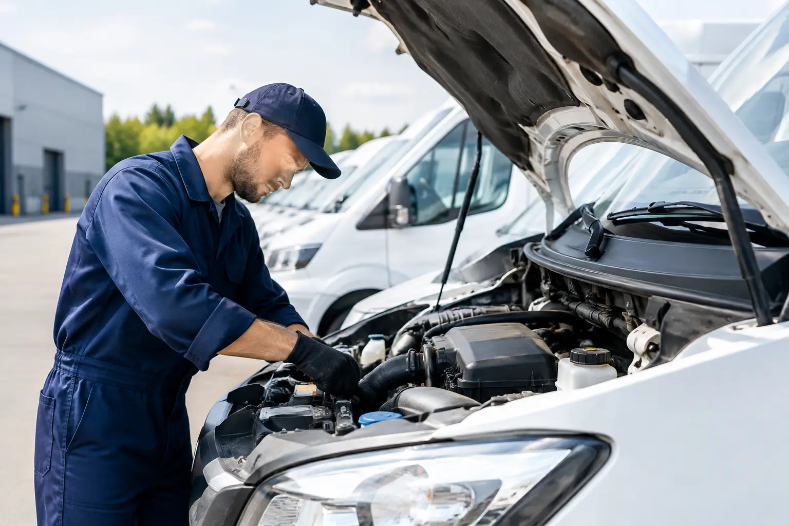 Van Fleet Maintenance That Keeps Work Moving
